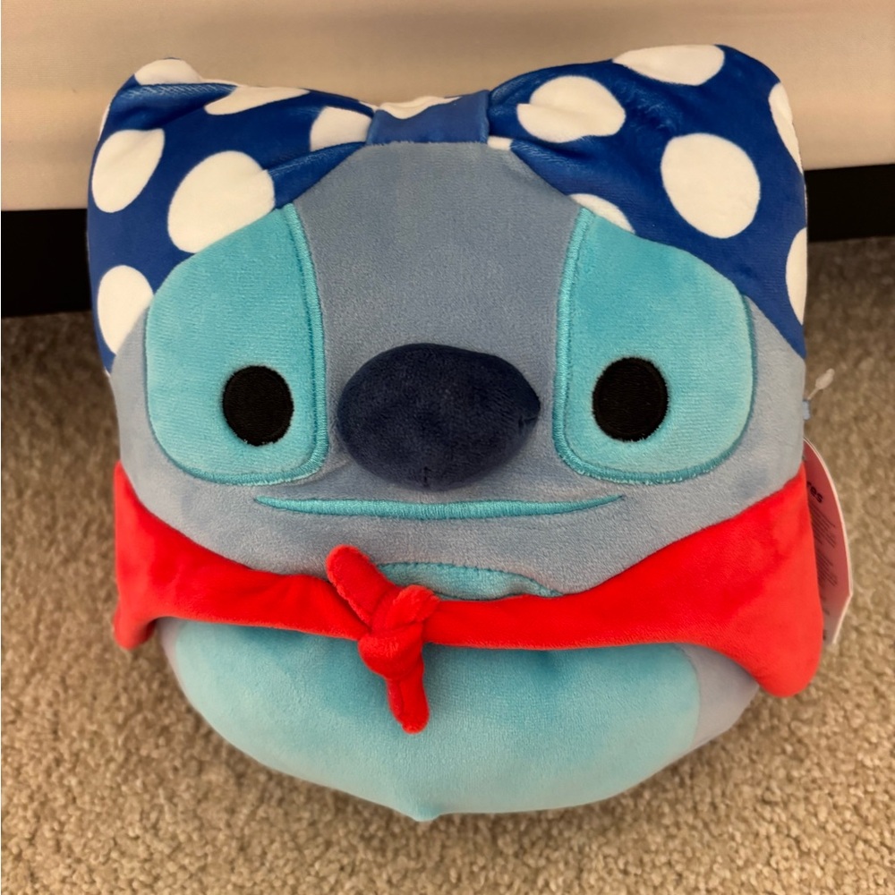 Disney Stitch squishmallow approx 8 inches. NWT